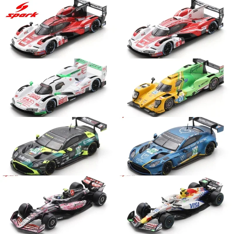 SPARK 1:64 Le Mans 24H 2025 Oreca 07 935 VCARB NO.22 HAAS VF-25 NO.87 2025 Diecast Model Car