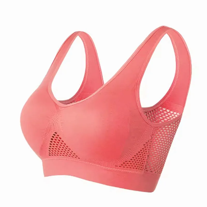 Спортивный дышащий бюстгальтер, топ для фитнеса, женский бюстгальтер, съемный спортивный бюстгальтер с мягкой подкладкой, бесшовные бюстгальтеры пуш-ап для бега в тренажерном зале