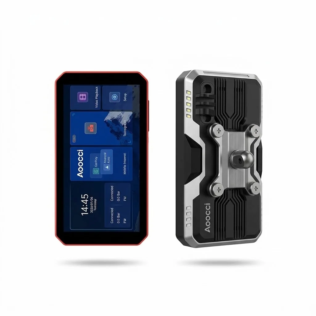 Aoocci C9 Pro Max Sunlight Readable Motorcycle TPMS Display 6
