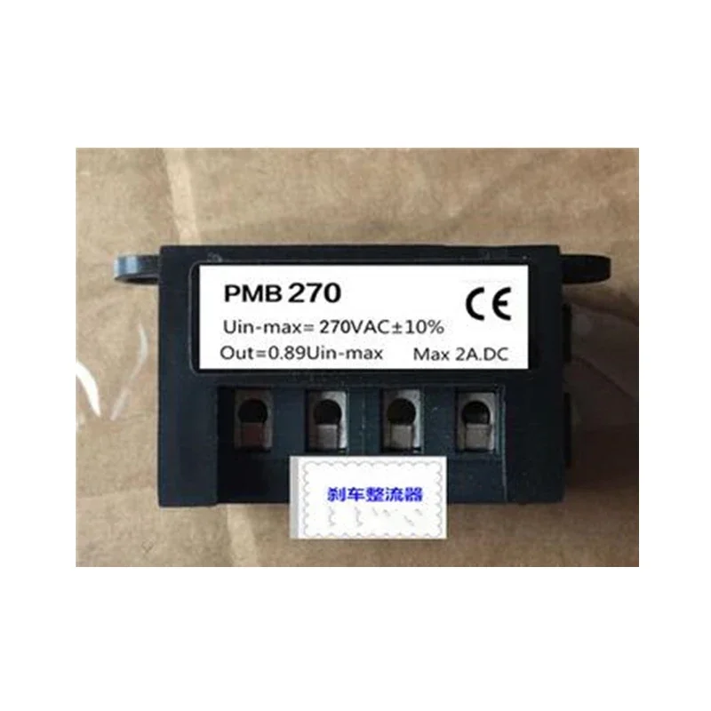 

motor holding brake rectifier PMB 270 Uin (input 270V AC current 2A) six terminals