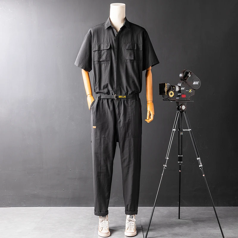 

Ретро-костюм в японском стиле, летний рабочий костюм для мужчин, брючный костюм в стиле хип-хоп, модная одежда для выступлений, прямые брюки...