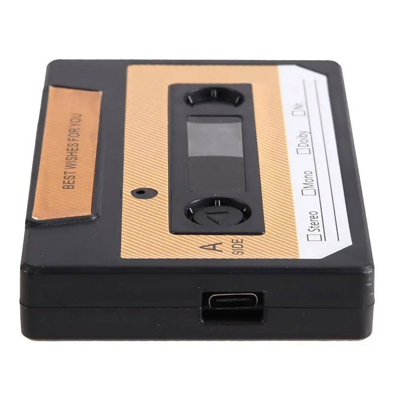 B97A-Audio Message Compatible 300S Rechargeable Recording Cassette Tape- Retro Style Perfect For Greeting Cards And Gifts