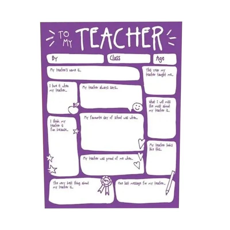 Perfect Gift for Students to Show Gratitude Teacher Thank You Card