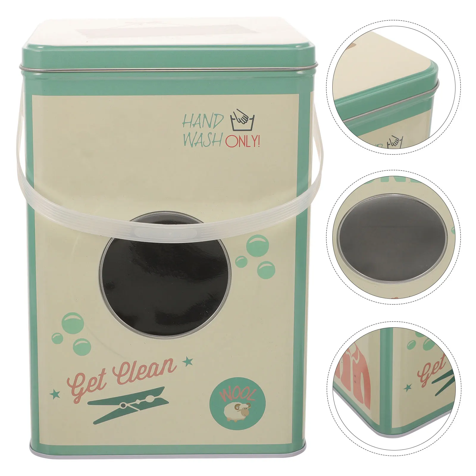 

Laundry Powder Container Detergent Holder Large Capacity Storage Bucket Washing Powder Beads Dispenser Soap Box Containers For