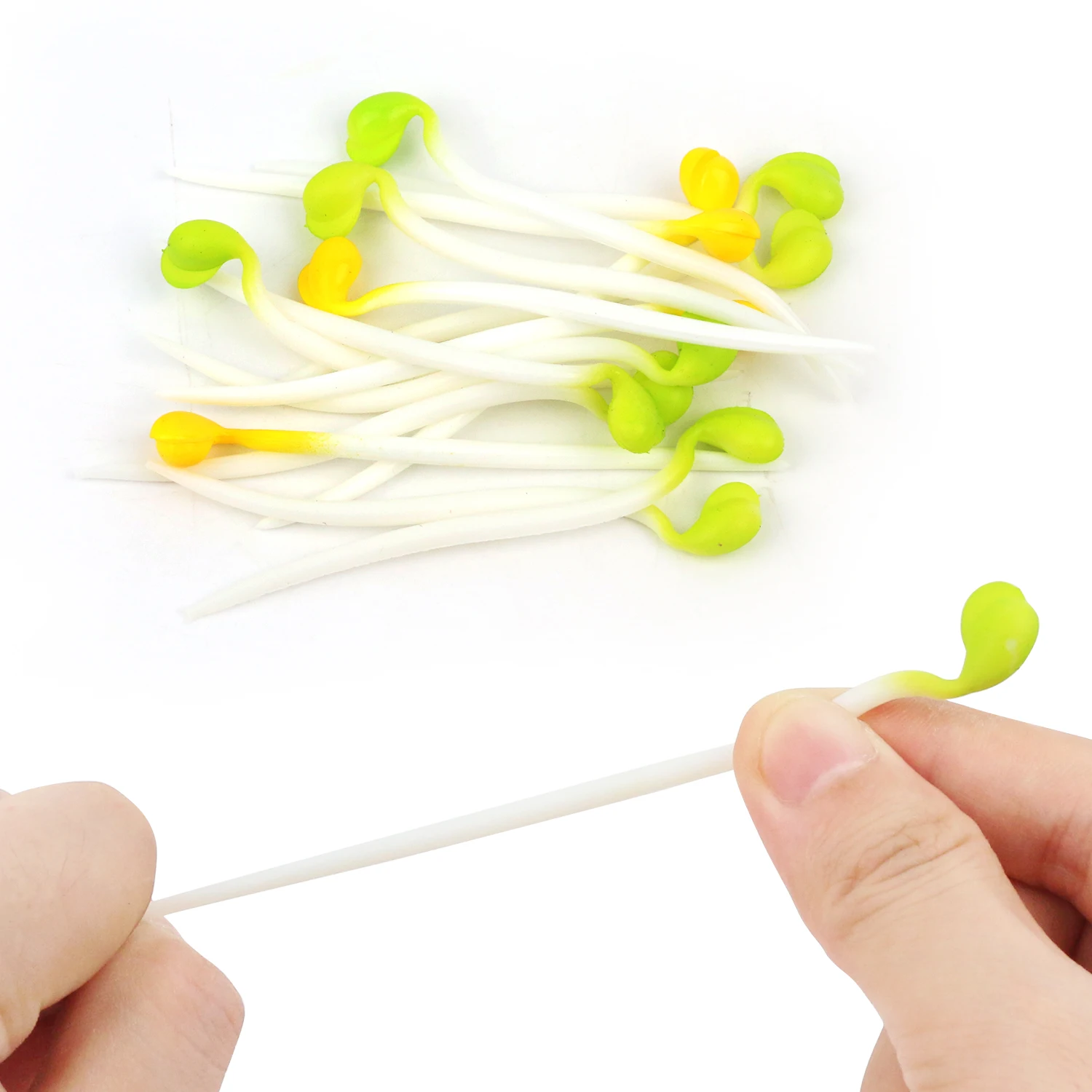 Bean Sprout Pinching and Relaxing Toys, New and Unique Simulation Vegetables, Mischievous and Teasing