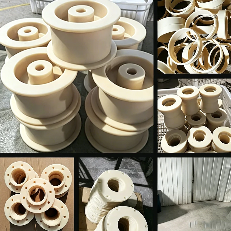 Custom CNC Nylon Prototype CNC Machining Plastic Nylon (PA6, PA66, PA12 and PA6 GF30) Parts Plastic Parts Manufacturer