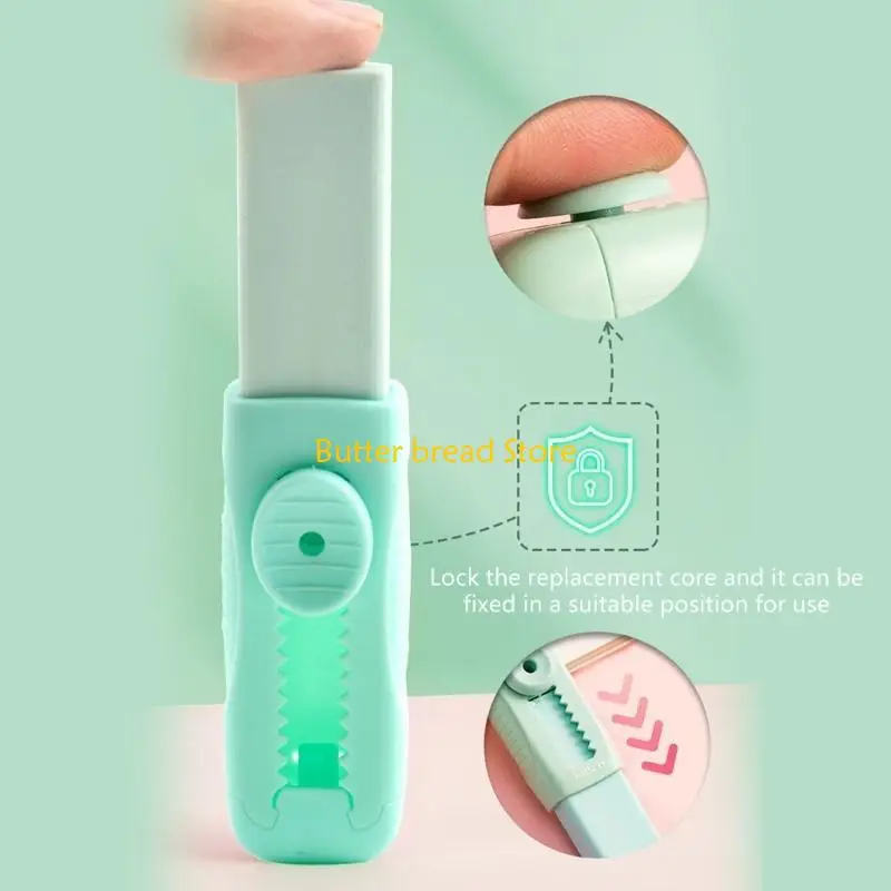 حزمة W89C من 4 ممحاة قلم رصاص قابلة للسحب محو فنون محو سهلة محو محوها