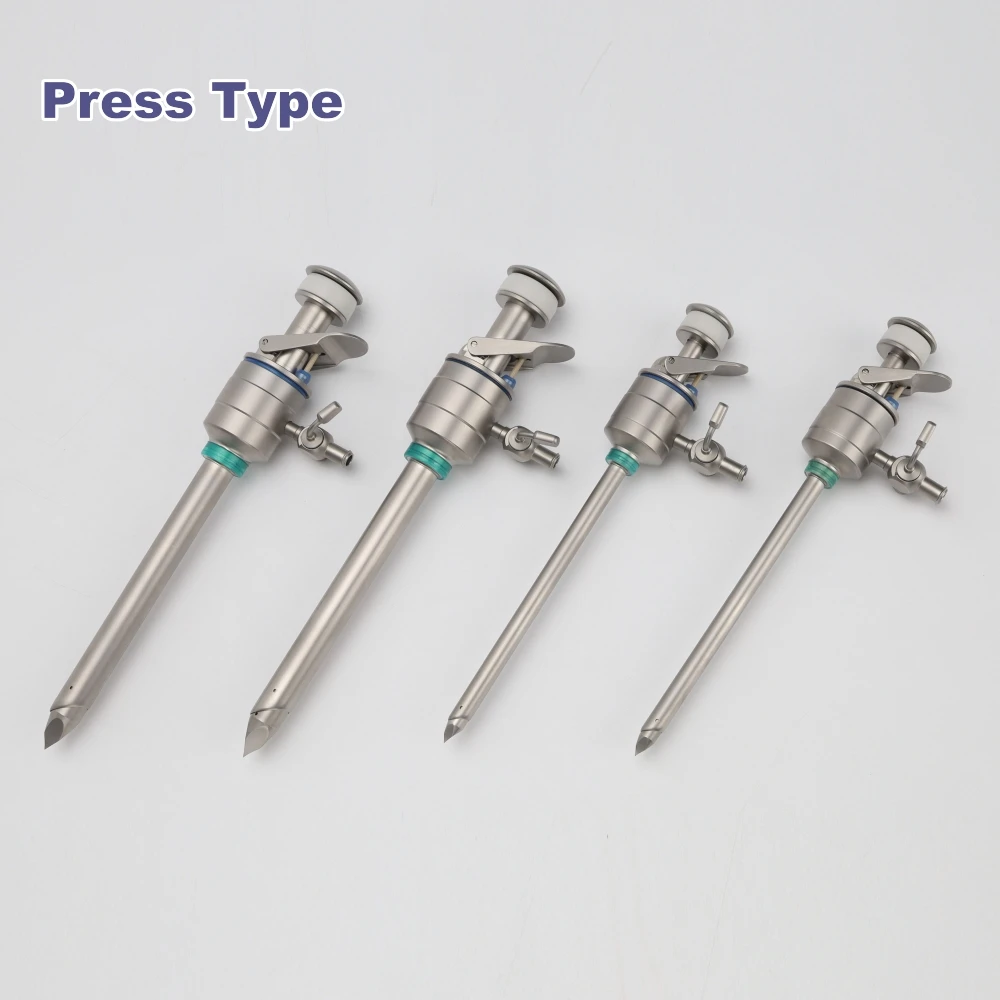 Medical Laparoscopic Reusable Trocar Press Type 5mm/10mm for Laparoscopy