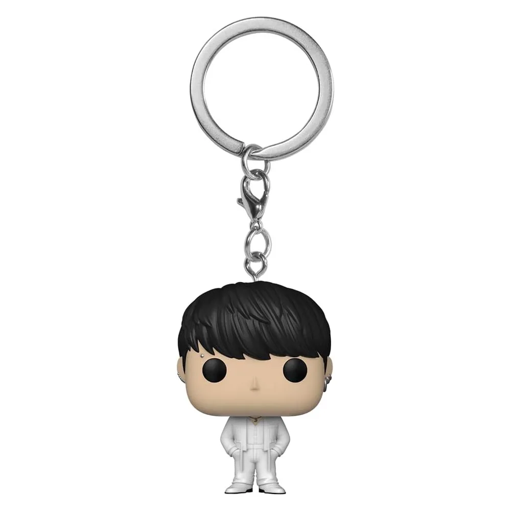 New Hot POP Keychain Toy Kpop Cartoon V JUNG KOOK JIMIN Jin V J-HOPE Pop Keychains Vinyl Action Figure Collection Gift Toy