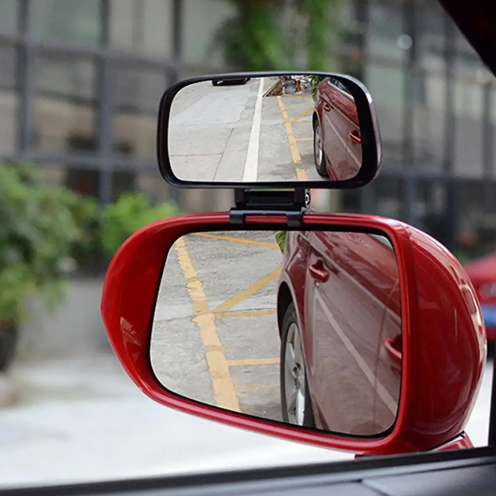 Car Blind Spot Mirror Wide Angle Mirror Adjustable Convex Rearview Mirror for Safety Parking Car Mirror 5