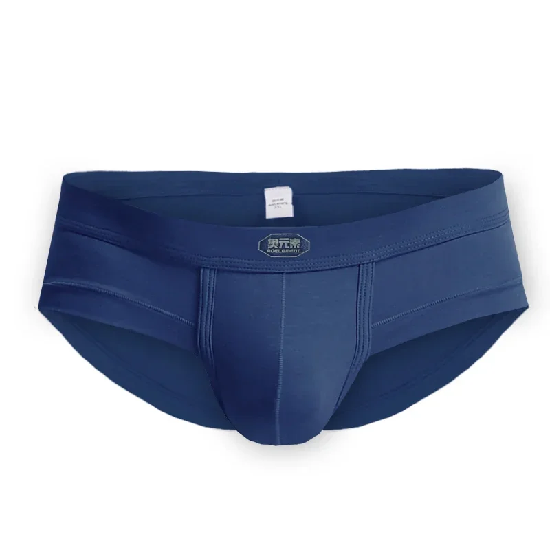 

3pc Underwear Men's U Convex Large Pouch Space Breathable Briefs Summer Sports Thin Modal Underwear