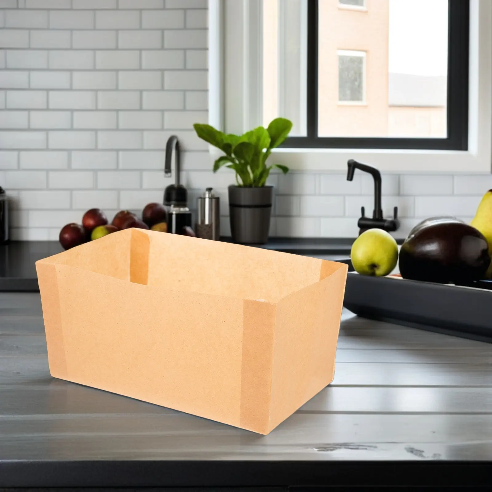 100Pcs Greaseproof Baking Paper Nonstick Loaf Pan Liners Bread Cake Toast Pan Liners for Baking Cake Paper Tray