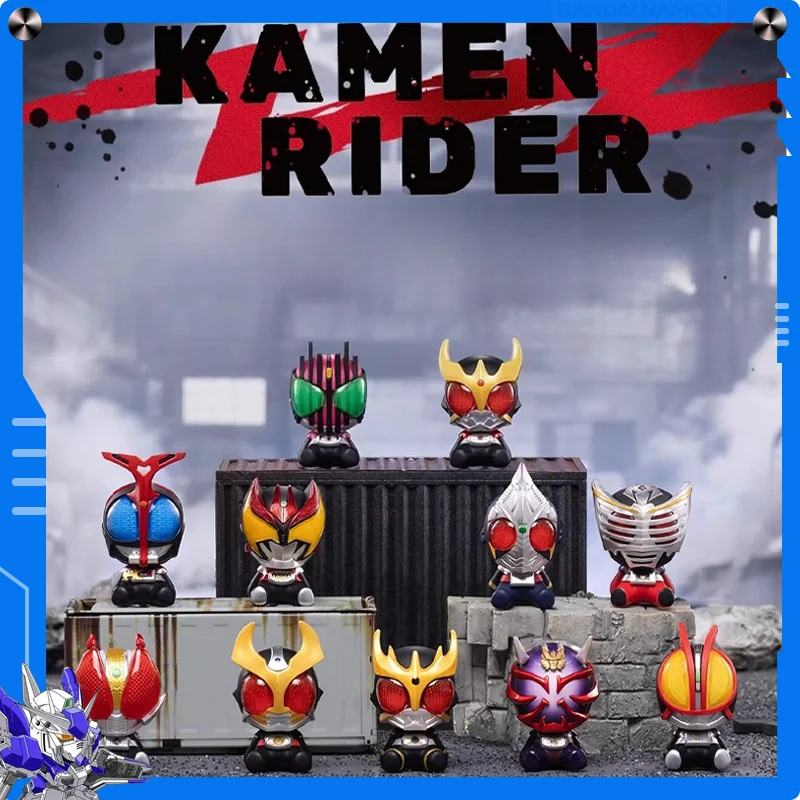 

Genuine Kamen Rider Agito Kuuga Kabuto Figure Mini Chess Handheld Refrigerator Sticker Christmas Children Gift Original