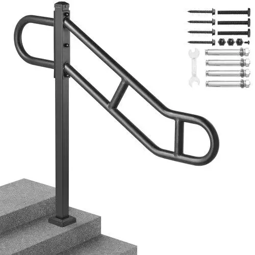 Single Post Handrail for outdoor 1-3 Step 40.5