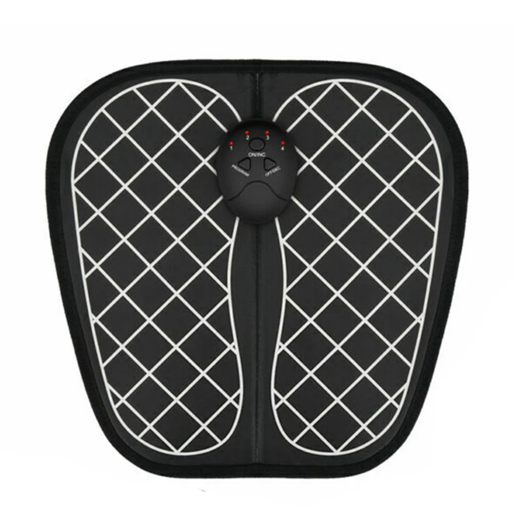 

1Pcs USB Electric Foot Massager Mat Black Durable Foldable Design Stimulates Blood Circulation Relaxing Therapy