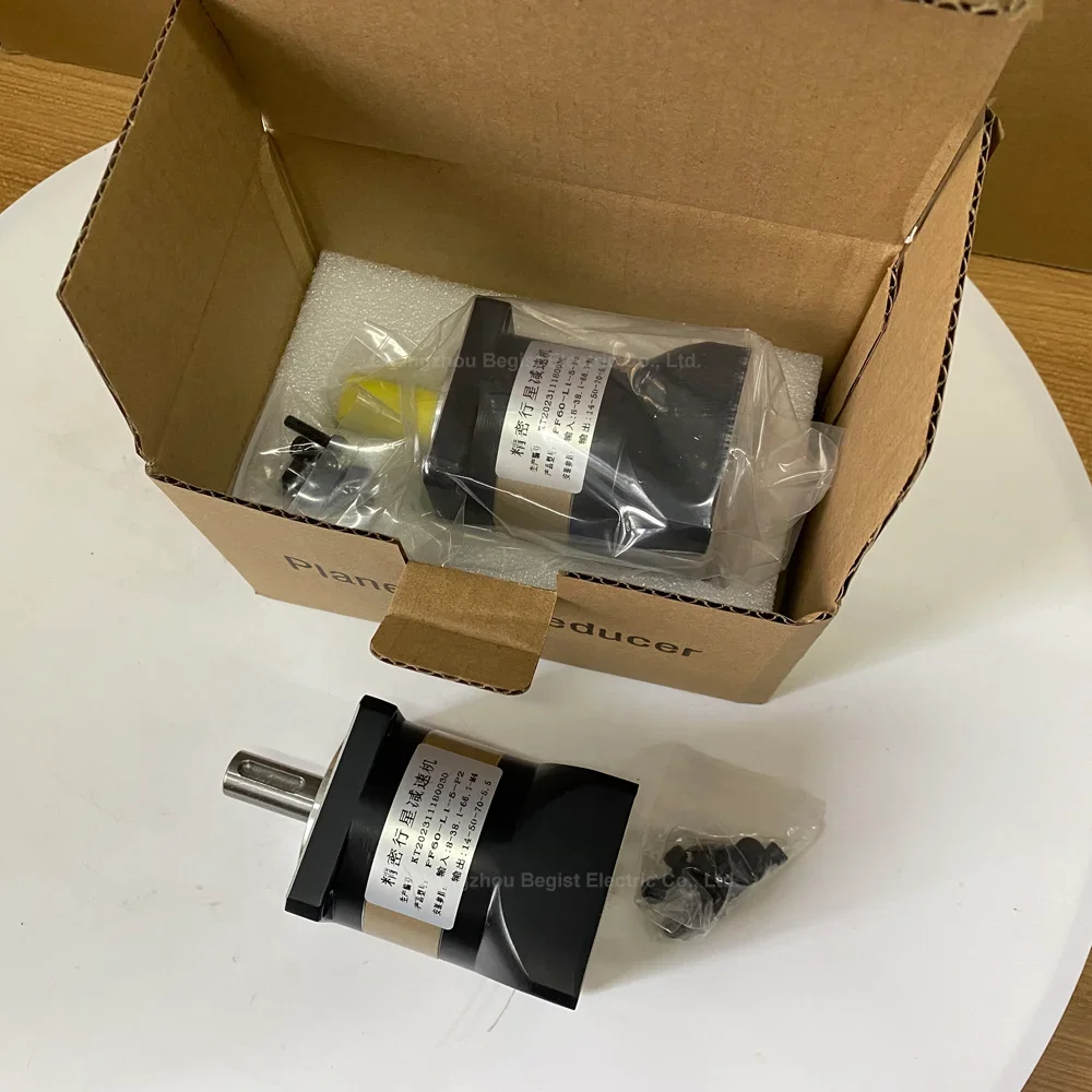 High Precision Nema23 Nema34 Planetary Reducer Ratio 5:1 10:1 for 60mm 80mm 90mm 110mm Servo Motor Reducetion Gearbox Gear