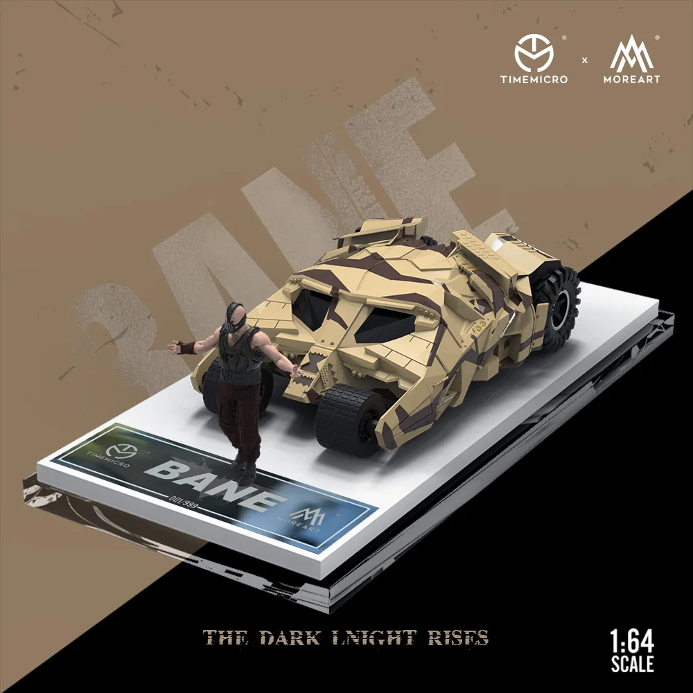 TIME MICRO/MOREART 1:64 BANE CHARIOT Model Alloy car model limited edition toy collection