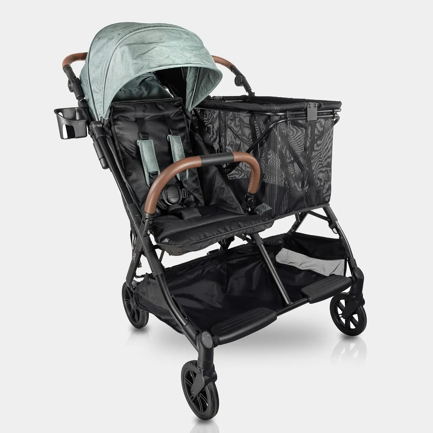 Strolee Baby+ v2 Multi Use Baby & Toddler Stroller & Removable Personal Shopping Bag Lightweight Alternative for Wagon Strollers