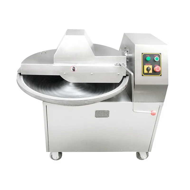 Industrial Food Bowl Cutter Vegetable Meat Cutting Chopping Machine With Big Capacity 1000kg/h