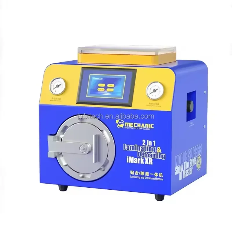Mechanic 2-in-1 IMARK XR OCA Laminating Defoaming Machine with Built-in Vacuum and Compressor for 10 Inch Screen Repair