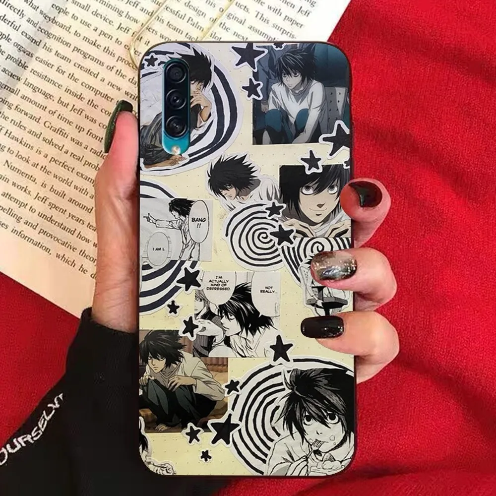 D-death note anime caso de telefone para samsung a 10 11 12 13 20 21 22 30 31 32 40 51 52 53 70 71 72 73 91 13 escudo