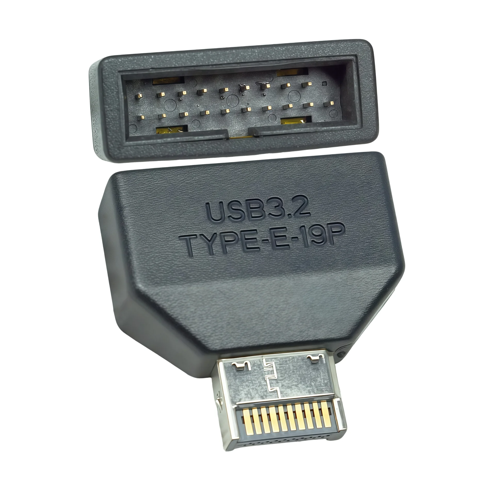 USB 3.1 Front Panel Header Type E to USB 3.0 19/20Pin Motherboard Adapter Type-E Male to 19Pin Male Interrnal Connector