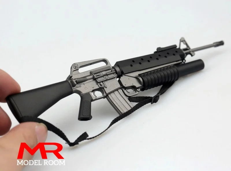 ZYTOYS 1/6 Scale M16A1+M203 Model Soldier Gun Scene Accessories Props Fit 12'' Soldier Action Figure Body Dolls view 4