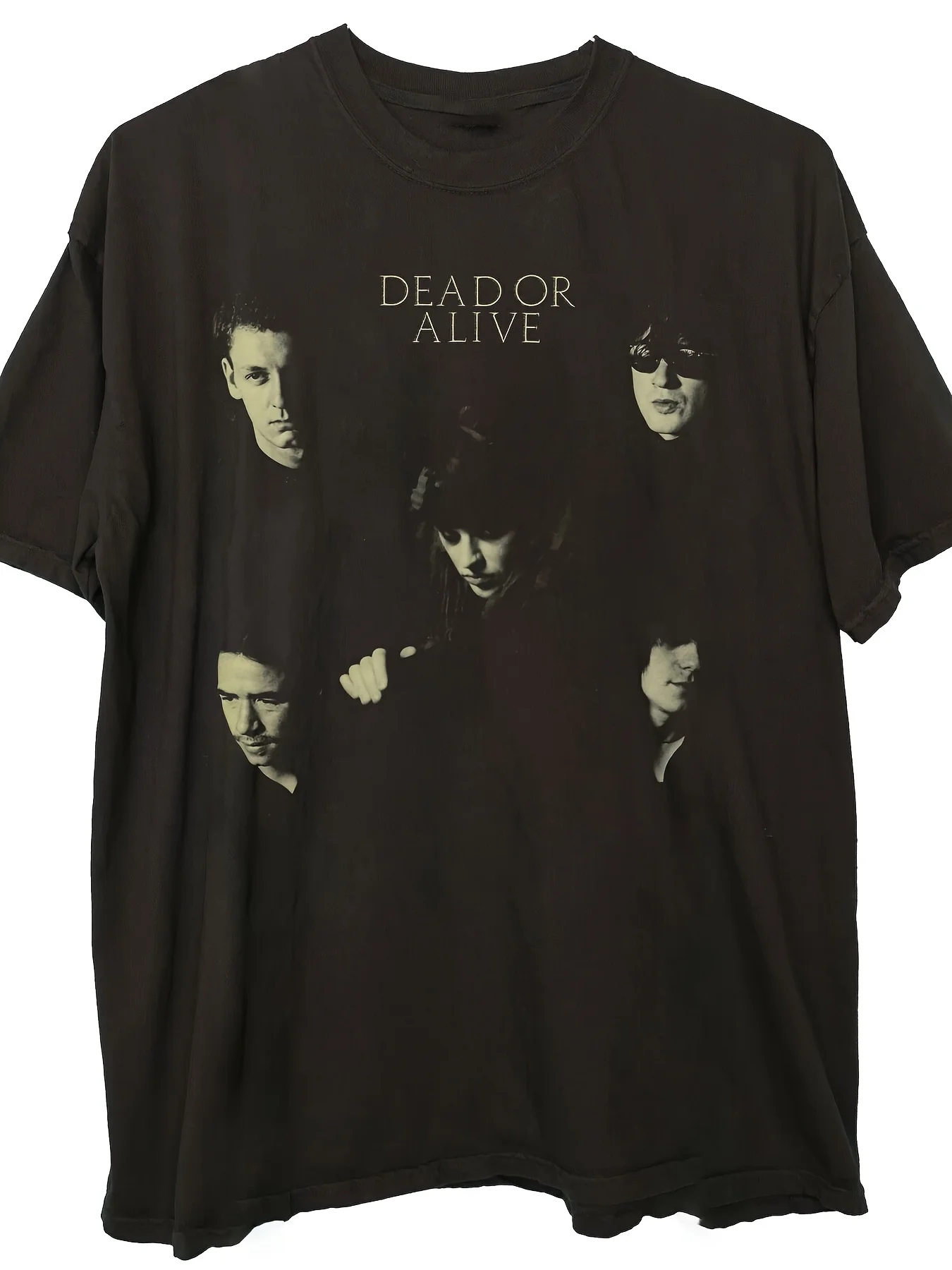 T-shirt unisexe décontracté streetwear - Dead Or Alive, quelques heures sont passées maintenant - T-shirt vintage en pur coton pour couple
