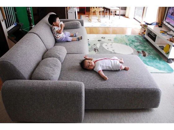 yh-Modern L-Shaped Corner Sofa for Living Room for School Warehouse Basement Use#