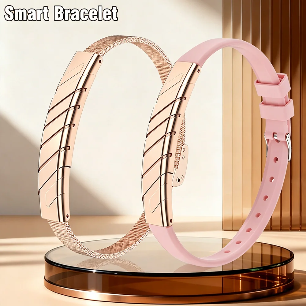 2026 New Fashion Women Smart Bracelet Sport Mode Fitness Tracker Heart Rate Health Monitoring IP68 Waterproof Smart Watch Men