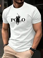 T-shirt d'été pour homme, simple et élégant, décontracté, à manches courtes, col rond, couleur unie, sport, séchage rapide 2