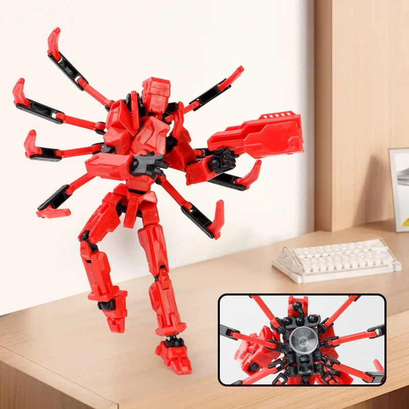 Diy aranha manequim figura de ação 13 multi-articulado móvel shapeshift robô 3d impresso montagem modelo brinquedos para crianças adulto