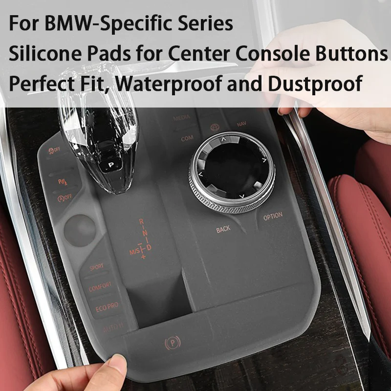 

Center Console Waterproof Transparent Key Protection Pad Silicone Gel Center Console Cover Protector For BMW X3 X4 G01 G02