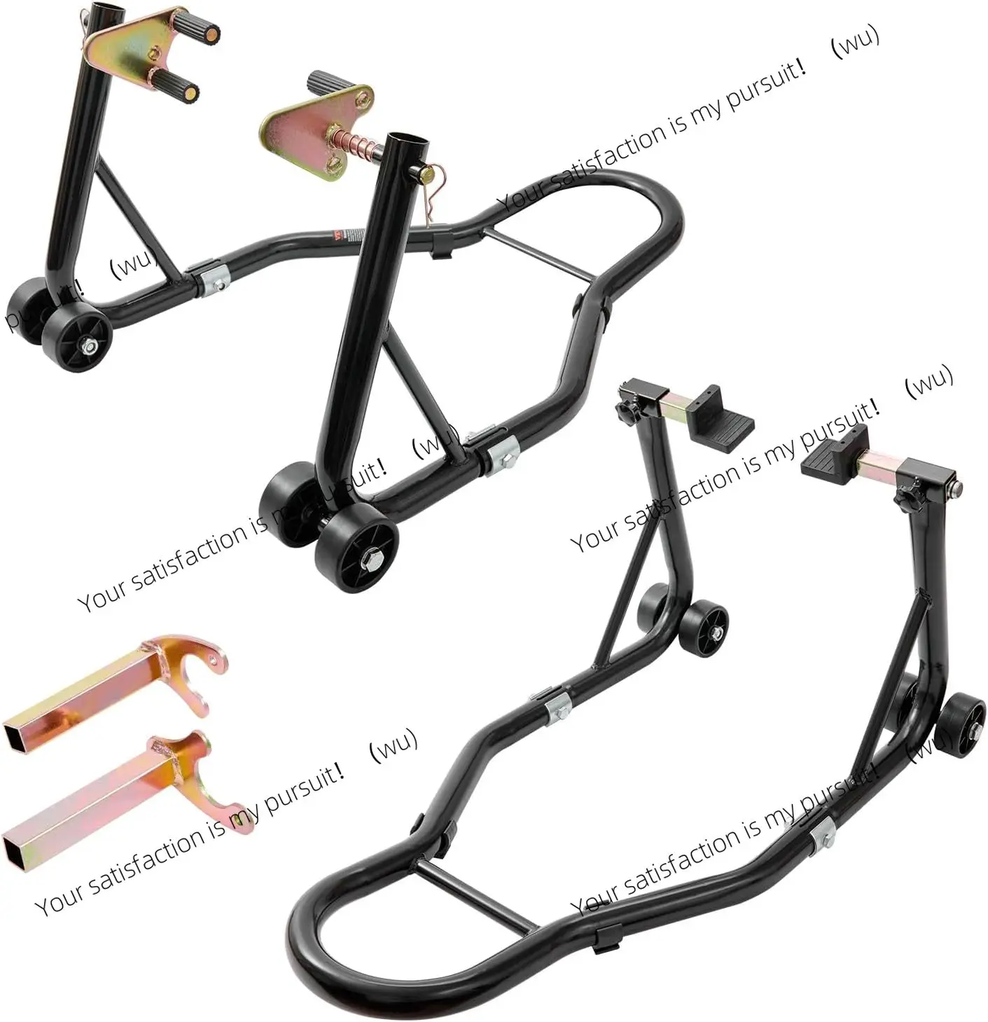Motorcycle bracket 50 lbs (rated load-bearing about 340 kg), front and rear combined bracket lifting front wheel fork bracket