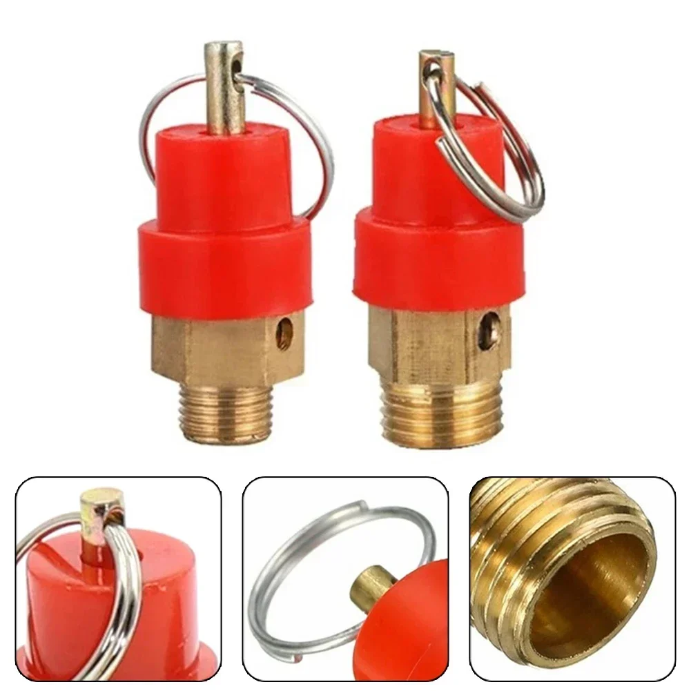 

120PSI Brass Pressure Release Regulator 1/8" 1/4'' 8kg Air Compressor Safety Relief Valve Air Compressor Accessories