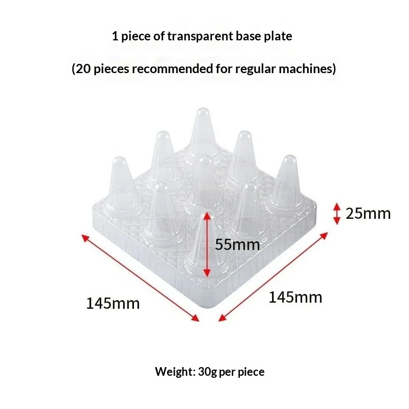 20pcs Claw Machine Coin Operated Game Prize Display Board Decoration Mat Heightening Pad for Gifts Snacks Blind Box