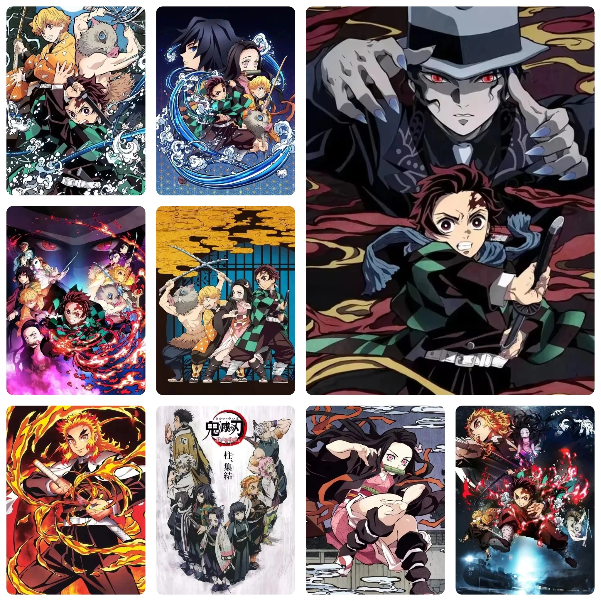 DIY Japanische Anime Demon Slayer Anime-Charakter Diamantmalerei, Samurai-Charakter Handgemachte Kunst Exquisites Kreatives Geschenk