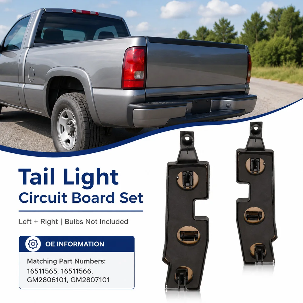 Tail Light Connector Plate Left and Right For Chevrolet C1500 C2500 C3500 K1500 K2500 K3500 Suburban Tahoe Durable accessories