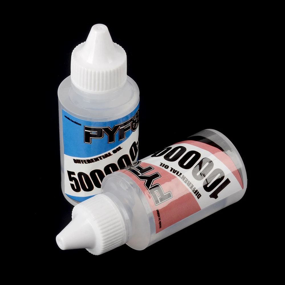 PYFORE High Concentration Gear Differential Oil 100000CS 200000CS 300000CS 500000CS 60ml for RC Model Car Buggy Truck