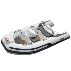 Luxury 3m Rib Boat PVC Fiberglass Hull Outboard Engine Console Steering For Rescue Outdoor Entertainment Luxury Yacht Use