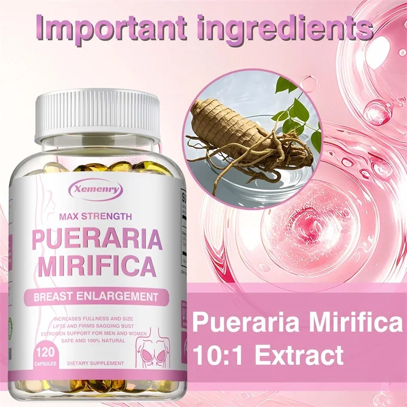 Pueraria Mirifica - Promotes Women's Health, Makes Breasts Fuller, Hormone Metabolism, Relieves Menopause, Non-GMO - Image 3