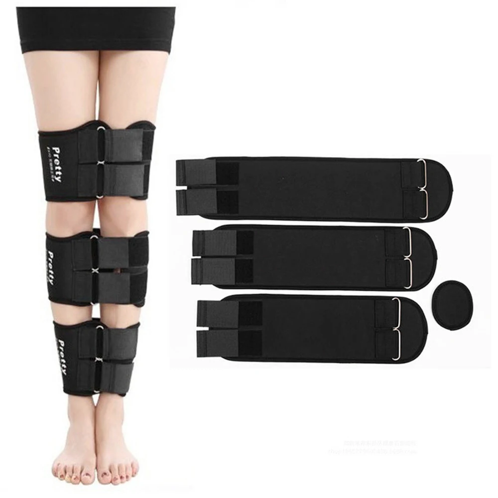 3 Pcs/Set O/X Type Leg Bowed Knee Legs Correction Belts Band Leg Posture Corrector Strap Effective Adjustable Beauty Leg Belt