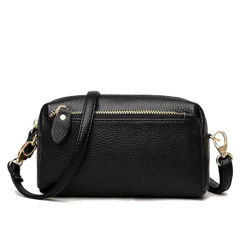 Mobile Phone Bag Made of Genuine Cowhide Retro Small Shoulder Bags Spring 2023 New Top Layer Issued By Women Crossbody Bags