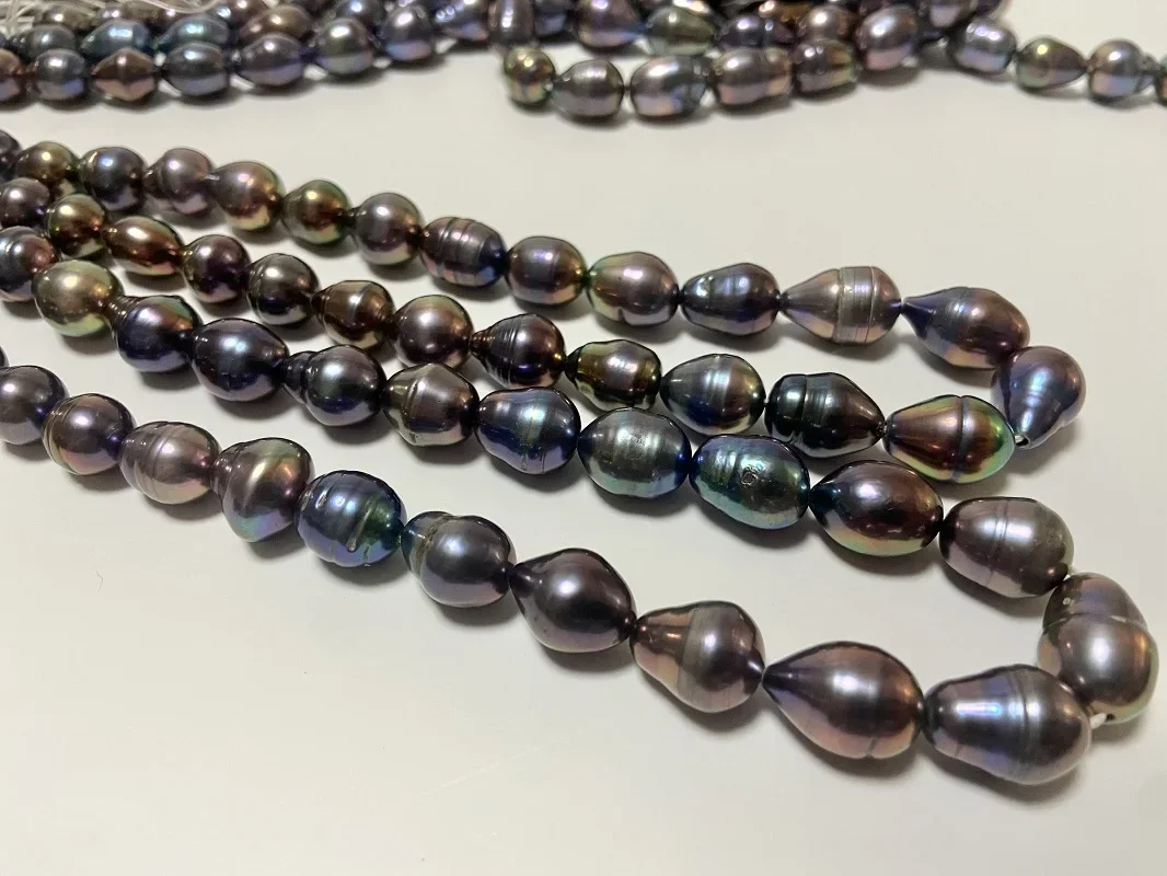 Fine about 17x11mm Natural Pearl Necklace for Women Round Multicolor  Sea Beads Wedding Party Jewelry Gifts Clasp