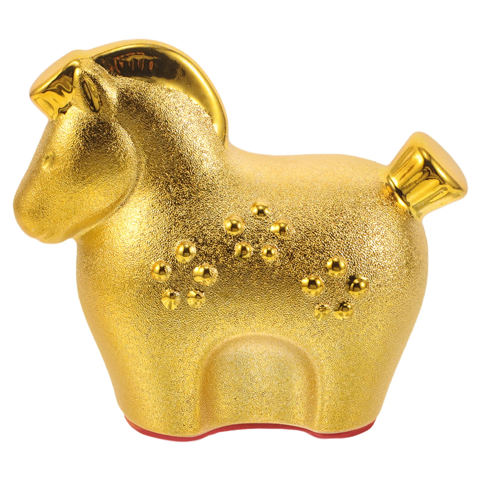 

Ceramic Horse Ornament 2026 Spring Festival Decor Handmade Intricate Details Desktop Bookshelf Display Ceramic Horse Ornaments