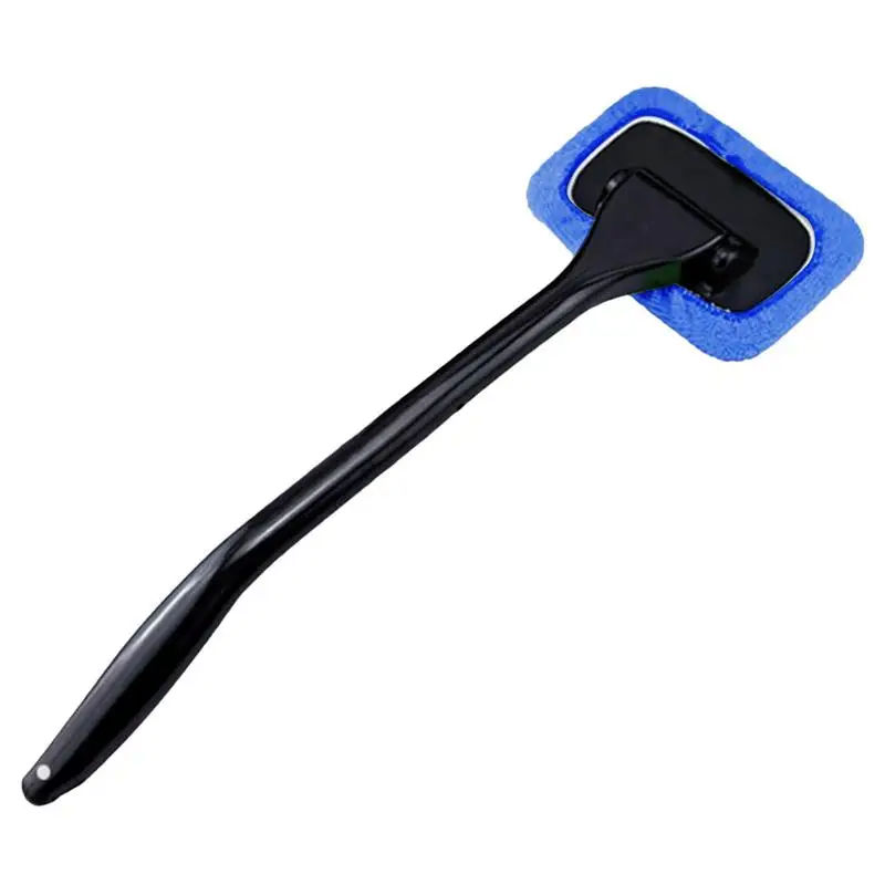 

Windshield Cleaner Car Window Cleaning Tool ABS Car Window Cleaner Windshield Cleaner With Microfiber Pad And Handle For Cars