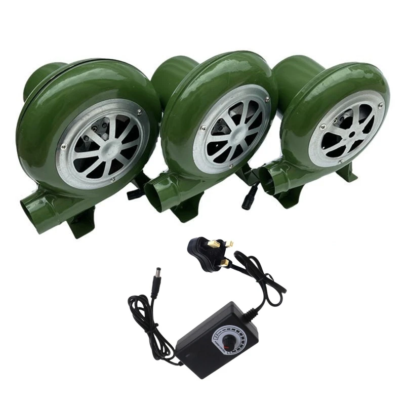 100v 220v UK Adapter Blower 30/40/60/80W DC12v Fan Gasifier Fan Multi Purpose