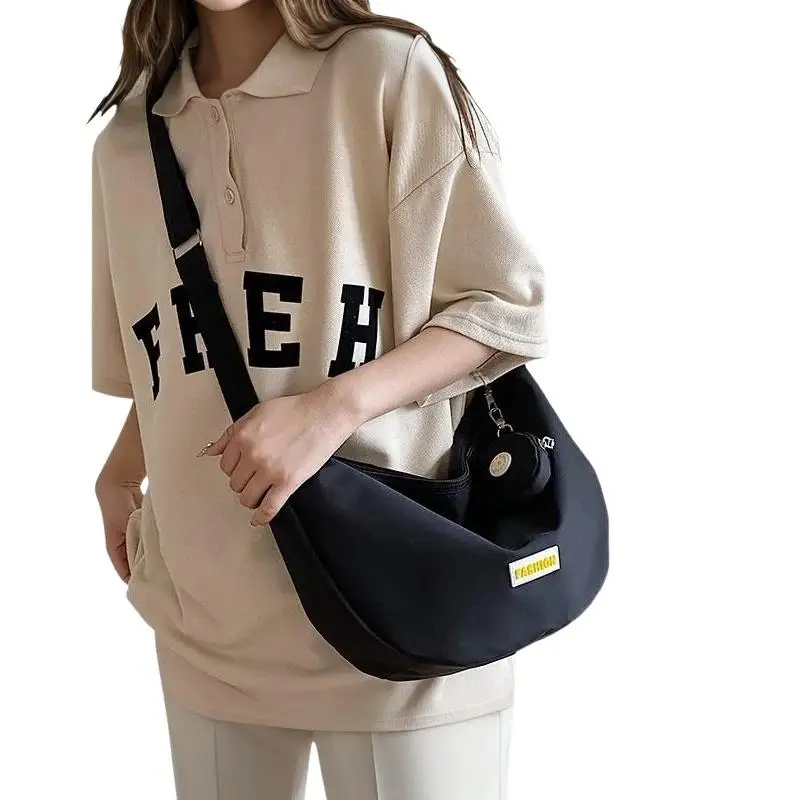 Women's Oxford Cloth Crossbody Bag Suitable for All Seasons Lightweight Pillow Style New Hot Sale Casual Shoulder Bag