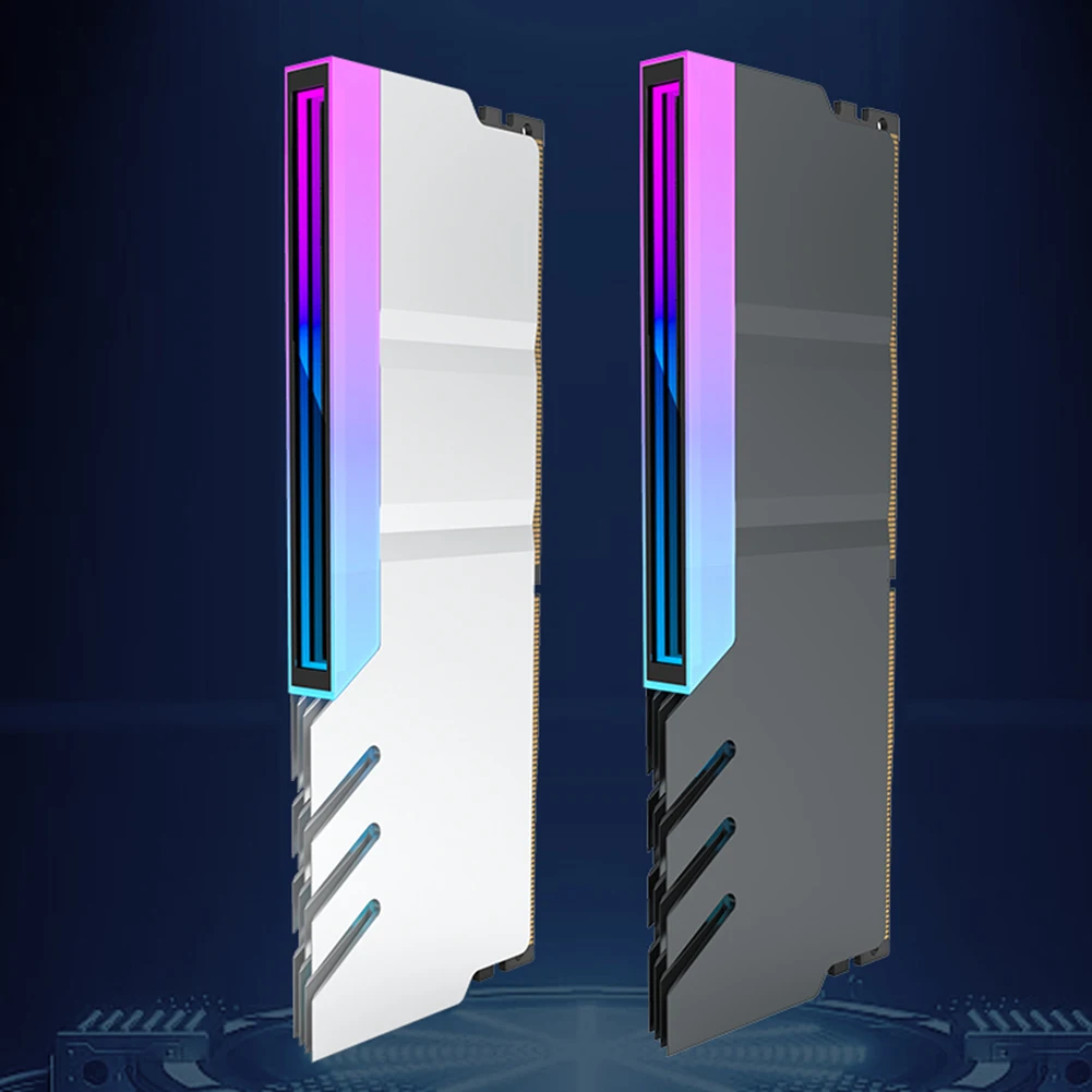 Memory Module Radiator DDR4 DDR5 Ram Cooler Radiator 5V 3PIN ARGB AURA Sync Aluminum Alloy Heat-resistance Computer Accessories