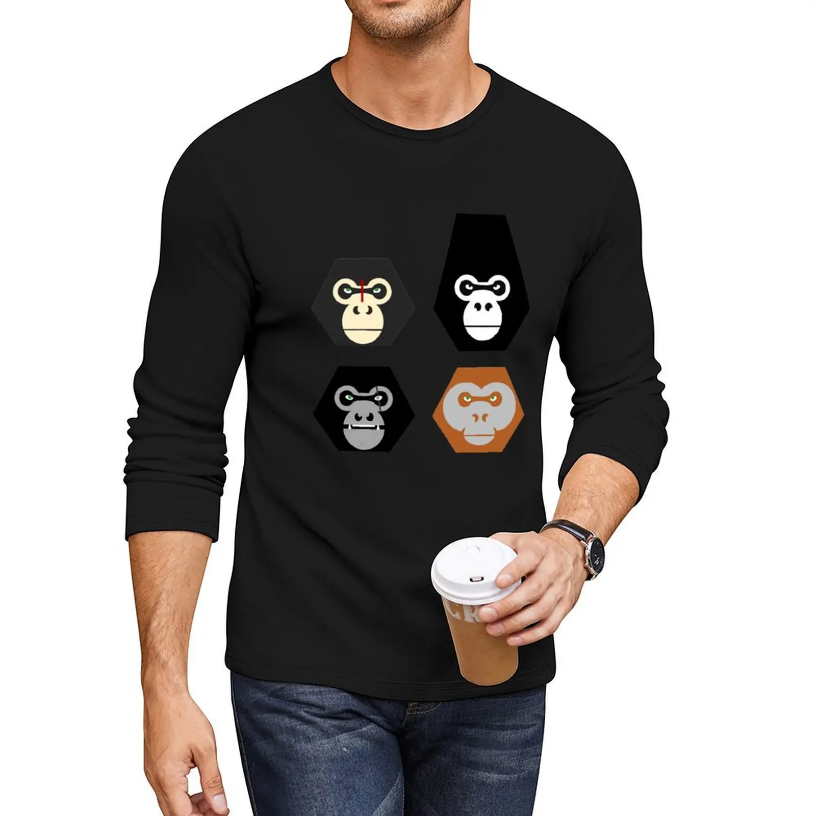 Planet of the Primates Classic Long T-Shirt sports fan t-shirts T-shirt men